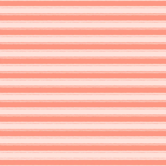 Cottage Stripes Rustic Rough Stripe Pattern in Salmon Pink