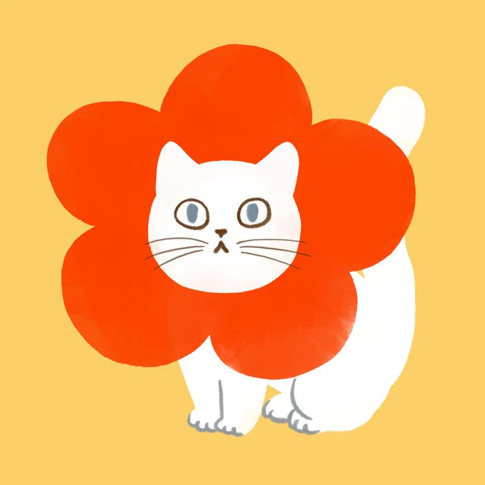 Flowers Cat 08 - Flowerhead Mood