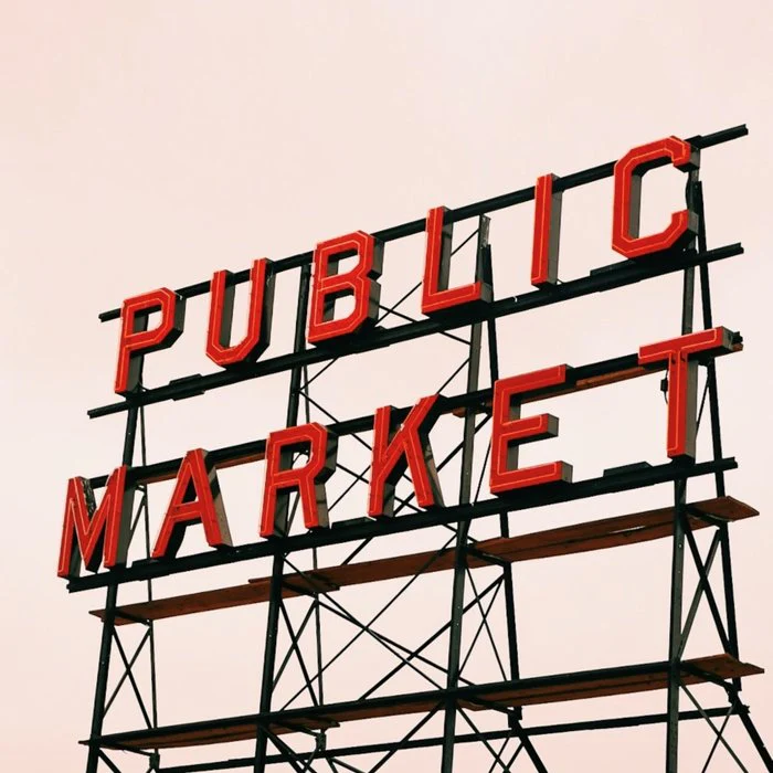 Public Market Sign