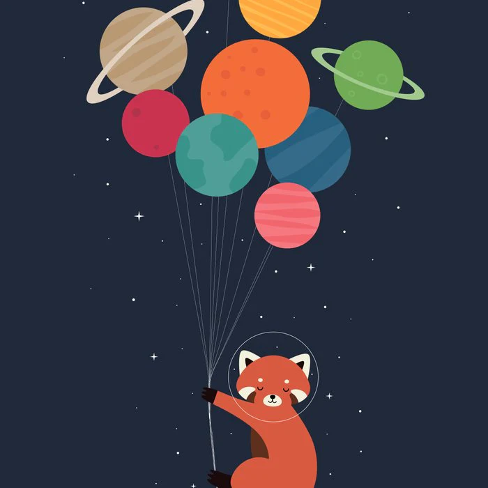 Space Red Panda