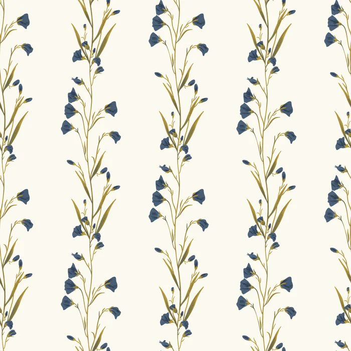 floral pattern with bell flowers