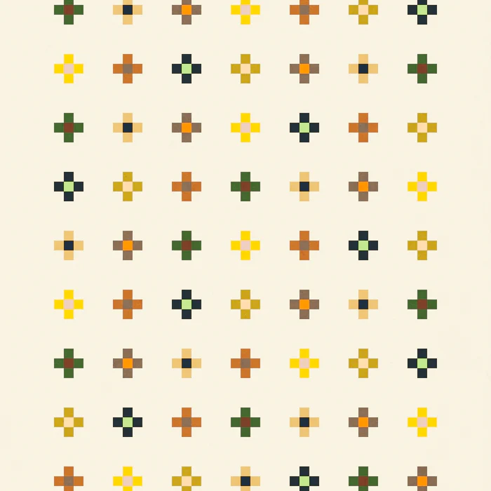 Neutral Colorblock Crosses