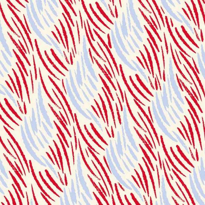 Inky vibes in red and blue