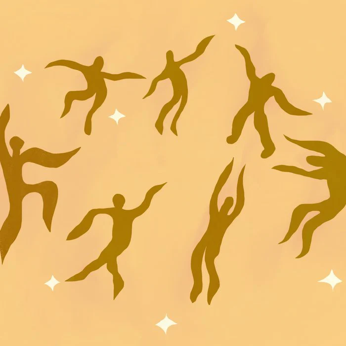 Dancers Floating Gracefully