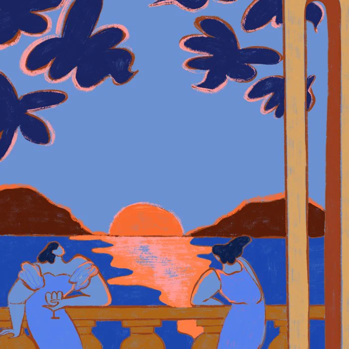 Conversation at Dusk