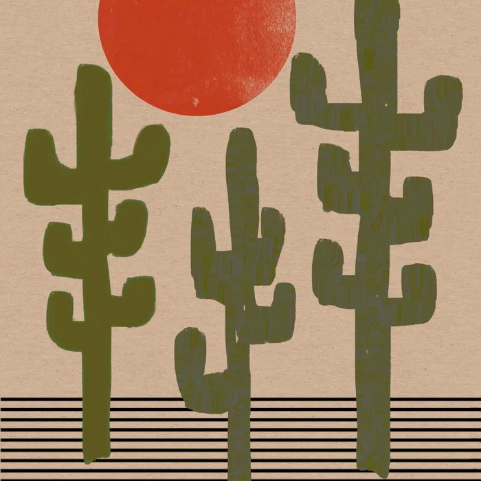 Southwestern Landscape, Cacti Mood