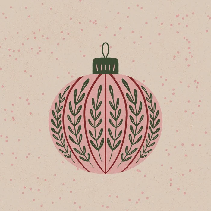 Christmas Globe with branches