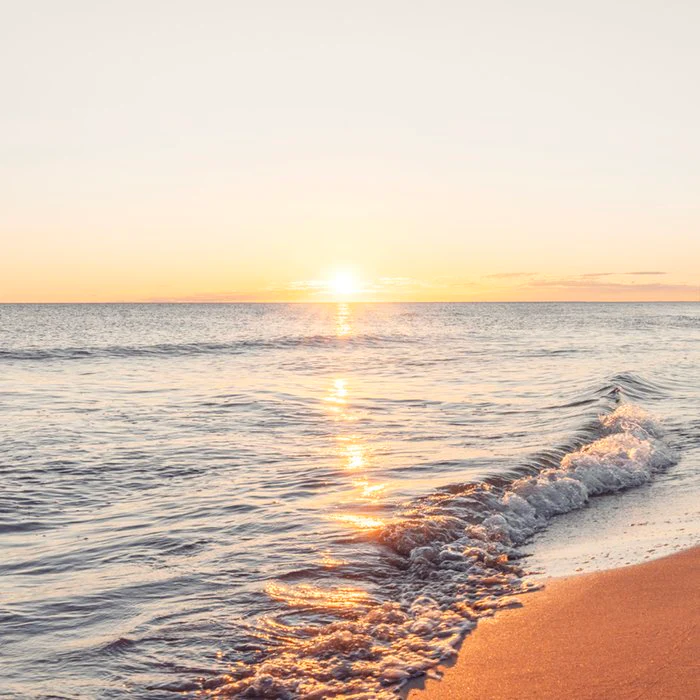 Coastal Sunset Photography Golden Hour Beach Photography