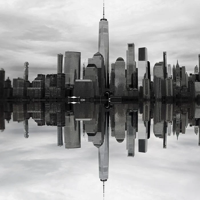 Lower Manhattan (reflected)